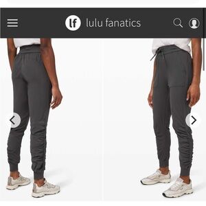 Lululemon Beyond the Dance Studio Jogger Sz 8 Graphite Grey Full Length 8026
